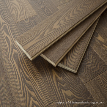 Factory direct oak dark color engineered wood floor